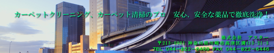 株式会社　アスターのカーペットクリーニング